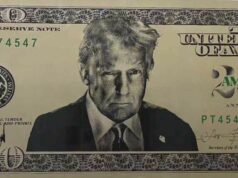 Governo dos EUA pressiona para colocar rosto de Donald Trump em nova nota de US$ 250 O projeto contará com a foto e a assinatura de Donald Trump.