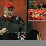 Graduados do estado da Carolina do Norte ficam surpresos quando o doador paga dívidas do último ano no discurso de formatura