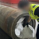 Grande carga de drogas encontrada escondida dentro de máquinas no porto australiano