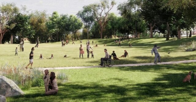 Um polêmico plano de US$ 50 milhões para cortar ao meio um campo de golfe de Sydney para um parque público foi finalizado pelo governo de NSW com um compromisso.﻿