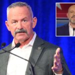 Guerra civil declarada enquanto Chad Bianco incendeia o rival republicano para governador Steve Hilton, apesar de ficar atrás nas pesquisas