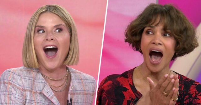 Halle Berry Miheard a pergunta de Jenna Bush Hager e as reações são inestimáveis
