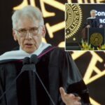 Harrison Ford exorta os graduados do estado do Arizona a 'ampliar a justiça social' e prevenir a 'extinção em massa'