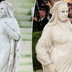 Heidi Klum detalha como surgiu a 'ilusão' da estátua do Met Gala 2026: materiais, inspiração e muito mais