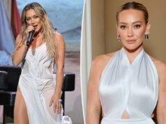 Hilary Duff impressiona de branco na capa da Sports Illustrated Swimsuit Issue 2026 Hilary Duff impressiona de branco na capa da Sports Illustrated Swimsuit Issue 2026