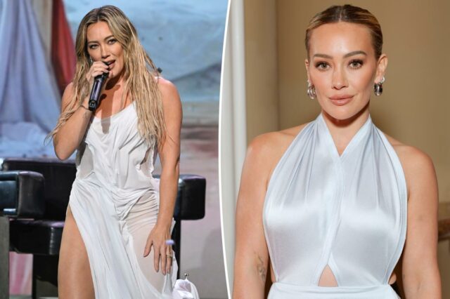 Hilary Duff impressiona de branco na capa da Sports Illustrated Swimsuit Issue 2026
