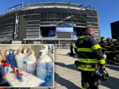 Hospitais de Nova York se preparando para doenças terríveis da Copa do Mundo enquanto torcedores descem no metrô Hospitais de Nova York se preparando para doenças terríveis da Copa do Mundo enquanto torcedores descem no metrô