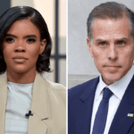 Candace Owens is seen on the set of