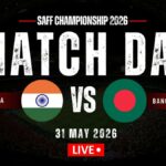 IND vs BAN LIVE: Campeonato Feminino SAFF 2026; Índia 0 x 0 Bangladesh, início do jogo