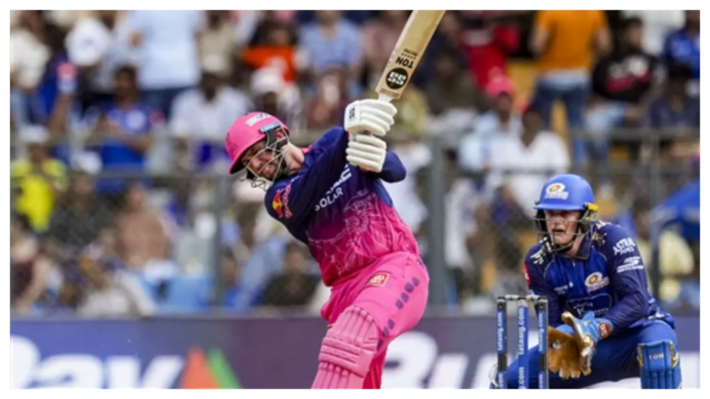 IPL 2026: A participação tardia de Ravindra Jadeja leva RR IPL 2026: A participação tardia de Ravindra Jadeja leva RR para 203/8 contra MI