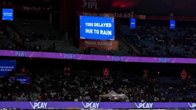 IPL 2026: Chuva atrasa sorteio da partida entre RCB e KKR
