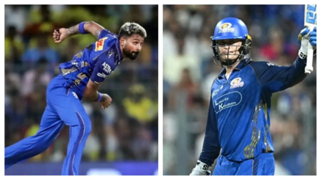 IPL 2026: Ryan Rickelton fornece atualizações sobre a lesão de Hardik Pandya
