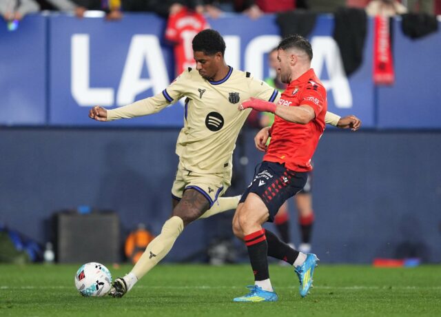 Imprensa espanhola reage à exibição 'excêntrica' de Marcus Rashford ao surpreender em nova posição
