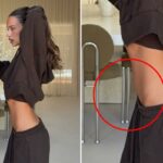 Influenciador destruído por aparentemente manipular a foto para achatar a barriga - com resultado bizarro: 'Meu Deus, isso é uma loucura'