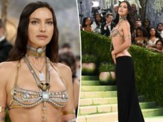 Irina Shayk está pingando joias – e nada mais – no tapete vermelho do Met Gala 2026 Irina Shayk está pingando joias – e nada mais – no tapete vermelho do Met Gala 2026