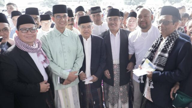 JK e Jimly Asshiddiqie Salat Idul Adha di Al-Azhar, Din Syamsuddin Jadi Khatib
