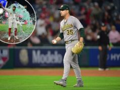 JT Ginn perde lance sem sucesso na nona entrada – e então permite walk-off homer para destruir o colapso de A JT Ginn perde lance sem sucesso na nona entrada - e então permite walk-off homer para destruir o colapso de A