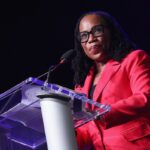 Supreme Court Justice Ketanji Brown Jackson speaks at the 2025 ESSENCE Festival of Culture on July 5 in New Orleans.