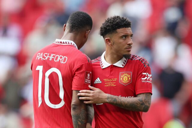 Jadon Sancho agora pode decidir o futuro de Marcus Rashford Jadon Sancho agora pode decidir o futuro de Marcus Rashford como estrela do Aston Villa ligada a seis clubes