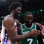 Jaylen Brown acusa Joel Embiid de 'flopar' depois que 76ers eliminaram o Celtics