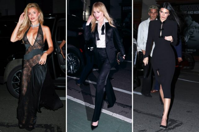 Kris Jenner e David Geffen participam da celebração de gala pré-Met repleta de estrelas de Jeff Bezos em Nova York.
