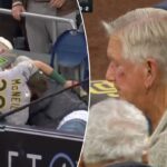Jeff McNeil acidentalmente acerta um fã no rosto