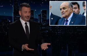 Jimmy Kimmel brincou sobre o ex-prefeito de Nova York Rudy Giuliani estar no ‘túmulo’ antes da hospitalização Jimmy Kimmel brincou sobre o ex-prefeito de Nova York Rudy Giuliani estar no 'túmulo' antes da hospitalização