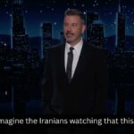 Jimmy Kimmel torra alegremente imagens de Trump falando sobre seu salão de baile de US$ 400 milhões