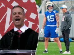 John Harbaugh fala sobre como encontrar ‘resiliência’ após a demissão dos Ravens no discurso de formatura da Universidade de Miami O técnico do Giants, John Harbaugh, faz o discurso de formatura na Universidade de Miami no sábado.