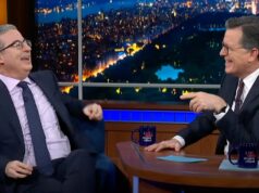 John Oliver incentiva todos a assistirem à última semana de ‘The Late Show’ de Stephen Colbert | Vídeo Stephen Colbert