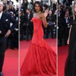 John Travolta posa para fotógrafos no tapete vermelho.