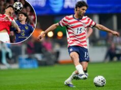 Johnny Cardoso, da USMNT, está fora da Copa do Mundo devido a uma lesão brutal Johnny Cardoso nº 15 dos EUA passa a bola durante jogo contra a Bélgica em 28 de março de 2026.
