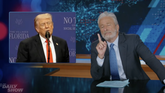 Jon Stewart responde a Trump dizendo que ele é o único presidente a fazer um teste cognitivo
