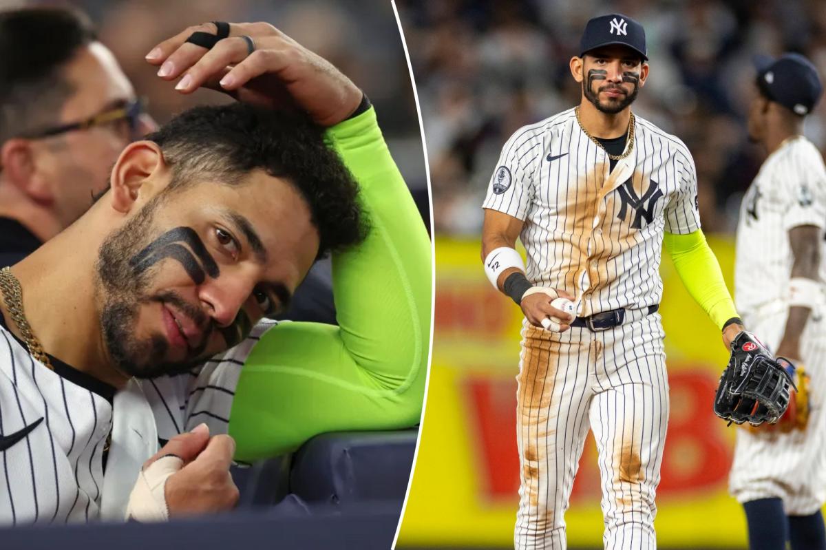 Jose Caballero, do Yankees, comete um erro caro no primeiro jogo fora da lista de lesões, enquanto Anthony Volpe fica sentado
