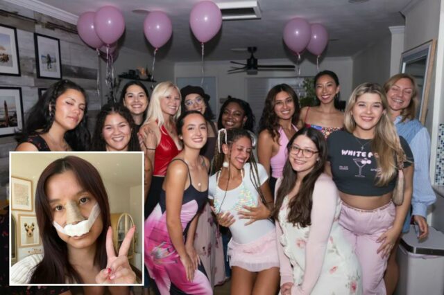 Jovens dando festas para celebrar a plástica nos seios e Jovens dando festas para celebrar a plástica nos seios e a rinoplastia: 'Nariz novo, quem é?'