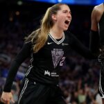Los Angeles Sparks guard Kate Martin