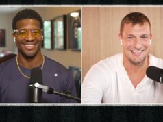 Keegan-Michael Key e Tom Brady entre os convidados do programa ‘The Other Football’ de Tubi, apresentado por Rob Gronkowski e Jameis Winston (EXCLUSIVO) Keegan-Michael Key e Tom Brady entre os convidados do programa 'The Other Football' de Tubi, apresentado por Rob Gronkowski e Jameis Winston (EXCLUSIVO)