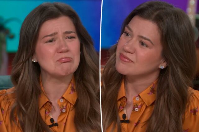 Kelly Clarkson chora ao discutir o fim do talk show em entrevista emocionante 
