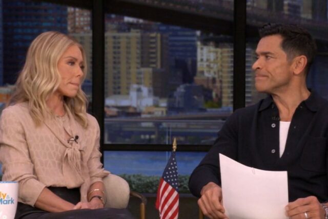 Kelly Ripa e Mark Consuelos dizem ao ‘Live’ que querem “pré-morrer” seu cachorro Lena: “Doloroso quando o cachorro vai antes de você”

