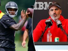 Kevin Stefanski acredita que Tua Tagovailoa tem uma ‘habilidade dada por Deus’, apesar das dificuldades de 2025 Tua Tagovailoa nº 1 do Atlanta Falcons realiza exercícios durante OTAs no IBM Performance Field em 27 de maio de 2026 em Flowery Branch, Geórgia.