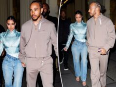 Kim Kardashian combina seu espartilho de alta costura com jeans para o encontro de ‘Fear of 13’ com Lewis Hamilton Kim Kardashian combina seu espartilho de alta costura com jeans para o encontro de 'Fear of 13' com Lewis Hamilton
