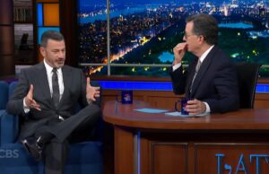 Kimmel diz ‘Nunca assista’ à CBS novamente após o show final de Colbert | Vídeo Jimmy Fallon, Seth Meyers, John Oliver, Stephen Colbert e Jimmy Kimmel se despedem