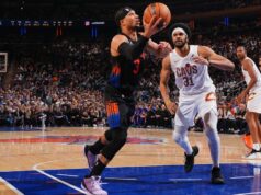 Knicks conquista duas vitórias nas finais da NBA com vitória por 109-93 sobre o Cavs Knicks conquista duas vitórias nas finais da NBA com vitória por 109-93 sobre o Cavs