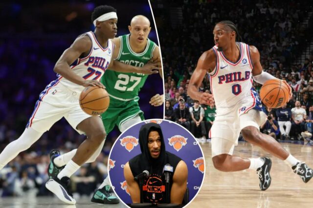 Knicks enfrentando decisões difíceis para consertar a fraqueza da temporada e impedir os guardas 'explosivos' do 76ers
