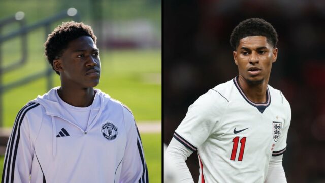 Kobbie Mainoo escolhe o time de cinco dos sonhos dos companheiros do Man Utd, Rashford em uma posição surpreendente
