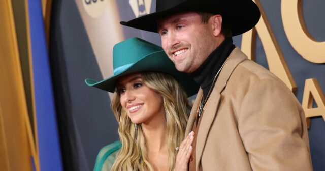 Lainey Wilson se casa com Devlin 'Duck' Hodges perto de uma cachoeira depois de sobreviver à tempestade de diligência
