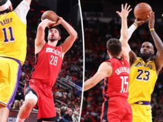 Lakers dominam Rockets na vitória do jogo 6, avançando nos playoffs Lakers dominam Rockets na vitória do jogo 6, avançando nos playoffs