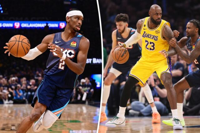 Lakers perde para o Thunder no jogo 2, perdendo por 0-2 na série de playoffs
