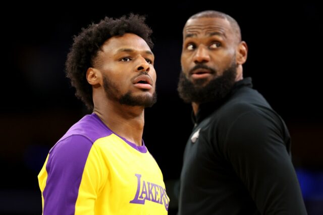 LeBron James fez história na NBA com Bronny James após a vitória do Lakers na Series

