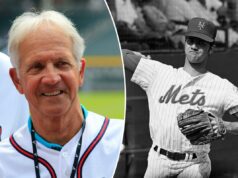 Lee ‘Buzz’ Capra, ex-arremessador do Mets e All-Star do Braves, morto aos 78 anos Buzz Capra do New York Mets em 1º de março de 1972.